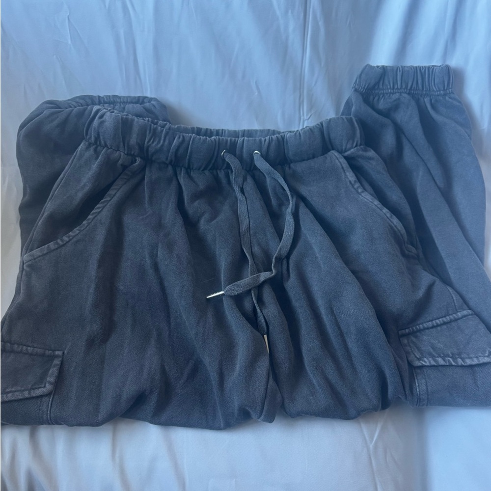 Fashion Nova Charcoal Jogger Set - Picture 3 of 4